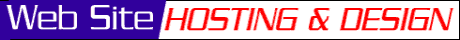 Domain Names --- Web Hosting --- Web Site Design